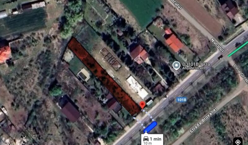 Teren intravilan de vanzare in Snagov, 995 mp, langa padure!